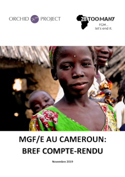 FGM/C in Cameroon: Short Report (2019, French)